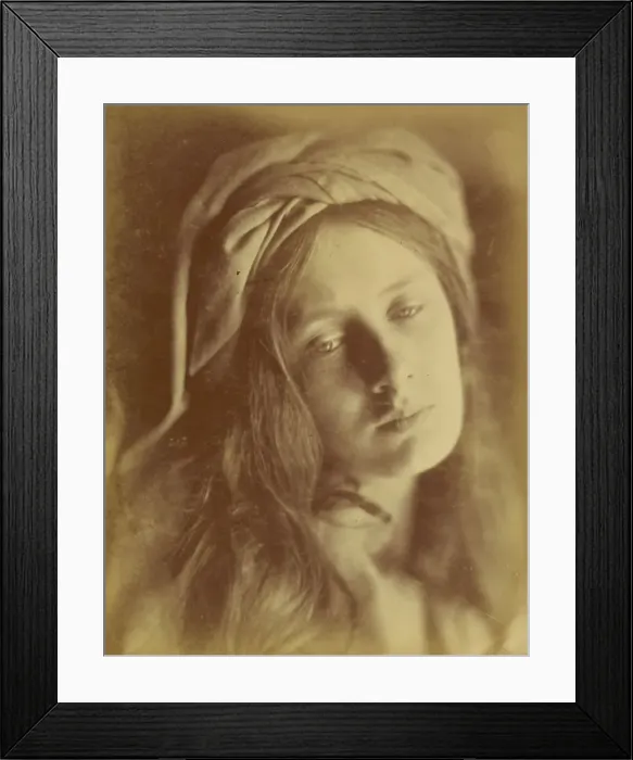 Framed Print : Beatrice, 1866. Creator: Julia Margaret Cameron