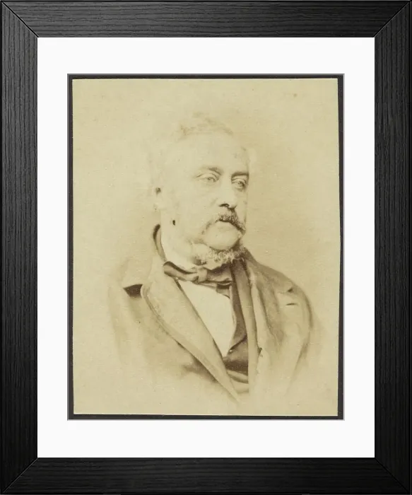 Framed Print : Portrait of a Man, late 19th century. Creator: Unknown Framed Print : Portrait of a Man, late 19th century. Creator: Unknown