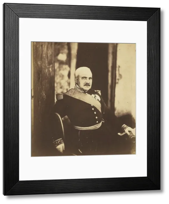 Framed Print : Marechal Pelissier, 1855. Creator: Roger Fenton Framed Print : Marechal Pelissier, 1855. Creator: Roger Fenton