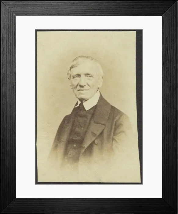 Framed Print : Portrait of Dr. Newman, late 19th century. Creator: Unknown Framed Print : Portrait of Dr. Newman, late 19th century. Creator: Unknown