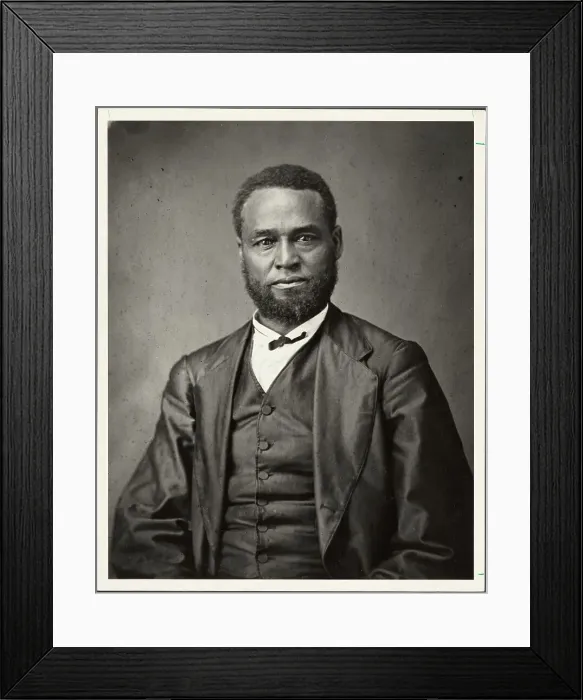 Framed Print : Reverend Moses Dickson, negative 1878; print about 1940-1970. Creator: Unknown Framed Print : Reverend Moses Dickson, negative 1878; print about 1940-1970. Creator: Unknown