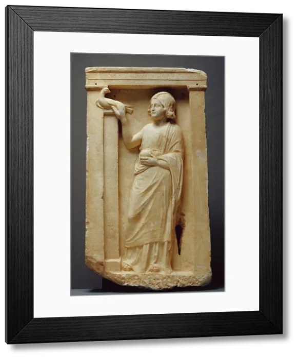 Framed Print : Grave Naiskos of Apollonia, about 100 BC. Creator: Unknown Framed Print : Grave Naiskos of Apollonia, about 100 BC. Creator: Unknown