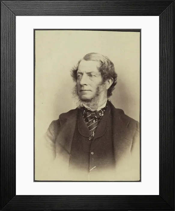 Framed Print : Portrait of a Man, late 19th century. Creator: Unknown Framed Print : Portrait of a Man, late 19th century. Creator: Unknown