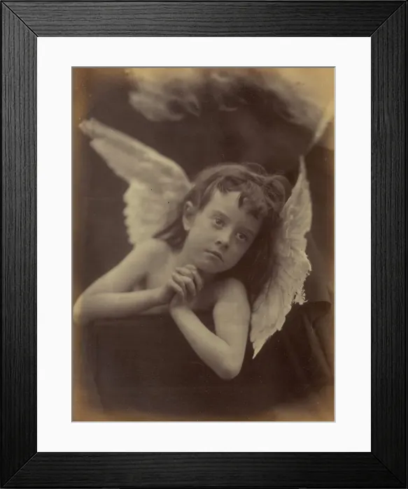 Framed Print : Angel of the Nativity, 1872. Creator: Julia Margaret Cameron Framed Print : Angel of the Nativity, 1872. Creator: Julia Margaret Cameron