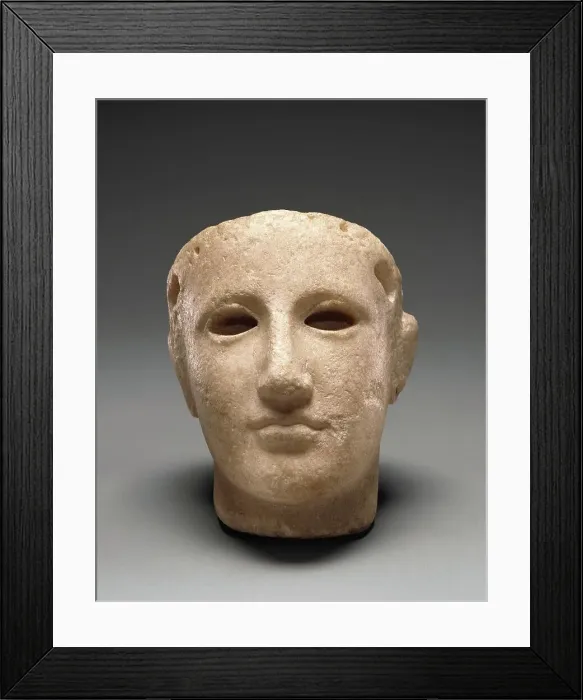 Framed Print : Head of Athena, 440-420 BC. Creator: Unknown Framed Print : Head of Athena, 440-420 BC. Creator: Unknown