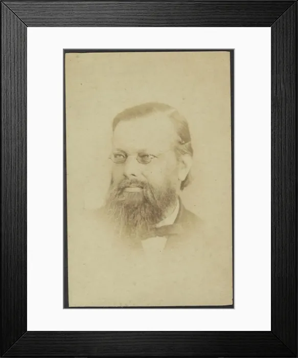 Framed Print : Portrait of a Man, late 19th century. Creator: Unknown Framed Print : Portrait of a Man, late 19th century. Creator: Unknown