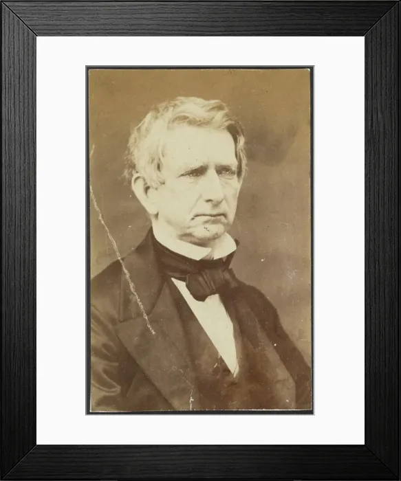 Framed Print : Portrait of William Henry Seward, about 1860-1872. Creator: Unknown Framed Print : Portrait of William Henry Seward, about 1860-1872. Creator: Unknown