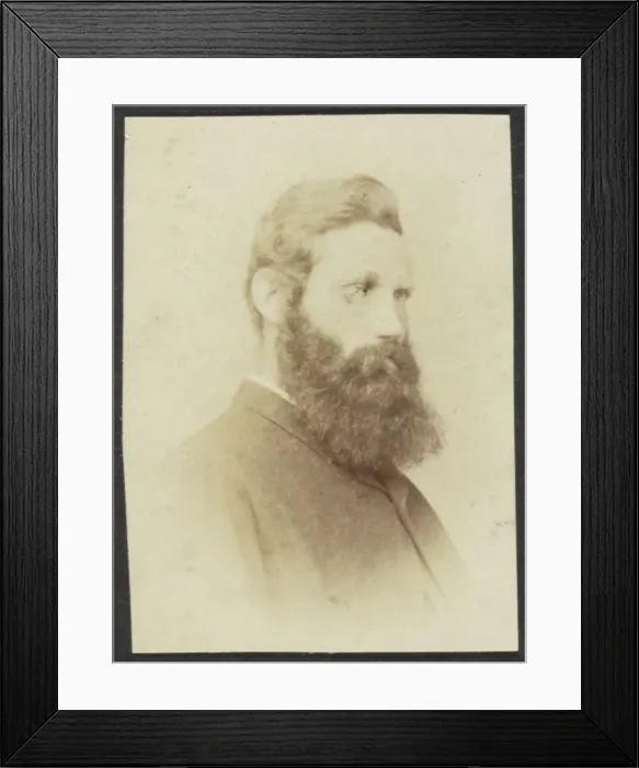 Framed Print : Portrait of a Man, late 19th century. Creator: Unknown Framed Print : Portrait of a Man, late 19th century. Creator: Unknown