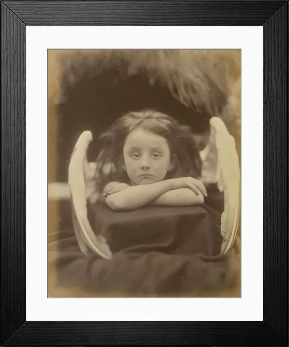 Framed Print : I Wait (Rachel Gurney), 1872. Creator: Julia Margaret Cameron Framed Print : I Wait (Rachel Gurney), 1872. Creator: Julia Margaret Cameron
