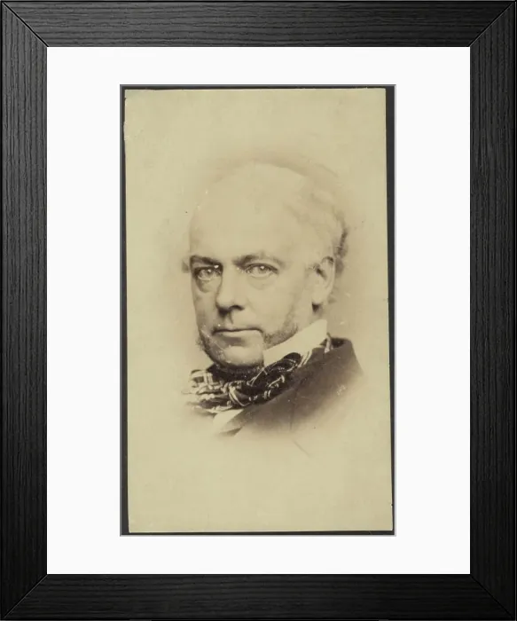 Framed Print : Portrait of a Man, late 19th century. Creator: Unknown Framed Print : Portrait of a Man, late 19th century. Creator: Unknown
