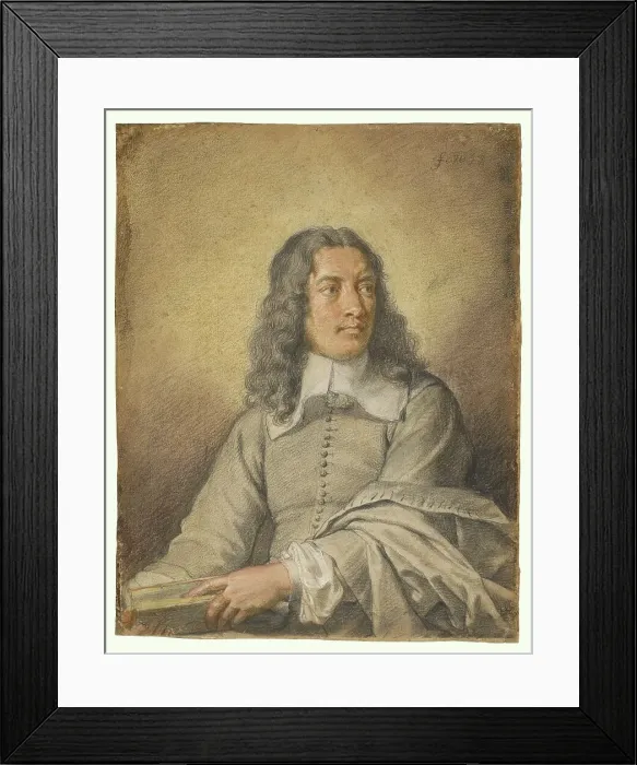 Framed Print : Portrait of M. Quatrehomme du Lys, 1657. Creator: Charles le Brun Framed Print : Portrait of M. Quatrehomme du Lys, 1657. Creator: Charles le Brun
