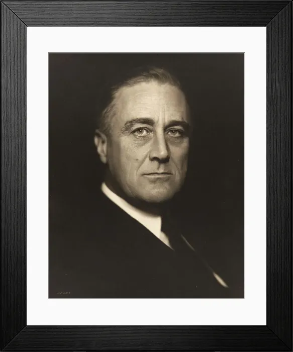 Framed Print : Franklin D. Roosevelt, about 1932. Creator: Vincenzo Laviosa Framed Print : Franklin D. Roosevelt, about 1932. Creator: Vincenzo Laviosa