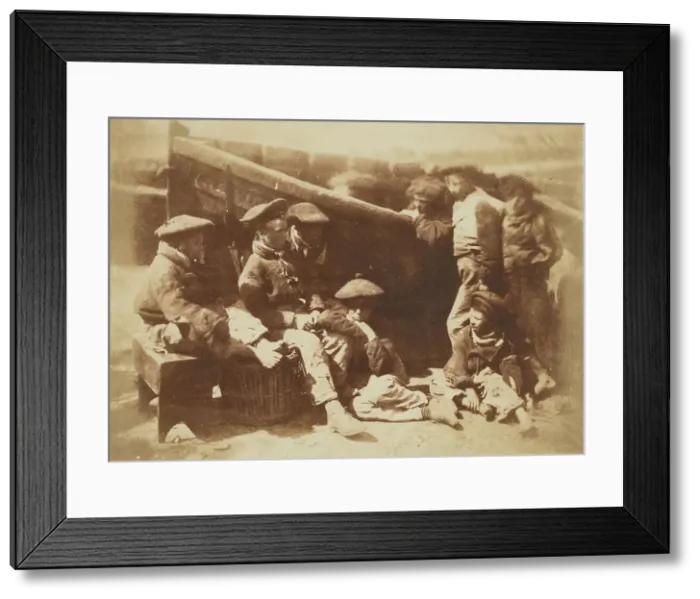 Framed Print : Fisher Laddies, Newhaven, 1843-1847. Creator: Hill & Adamson Framed Print : Fisher Laddies, Newhaven, 1843-1847. Creator: Hill & Adamson