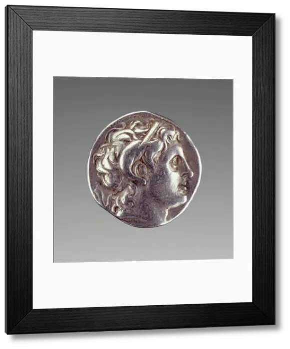 Framed Print : Tetradrachm, 286 / 285-282 / 281 BC. Creator: Unknown Framed Print : Tetradrachm, 286 / 285-282 / 281 BC. Creator: Unknown