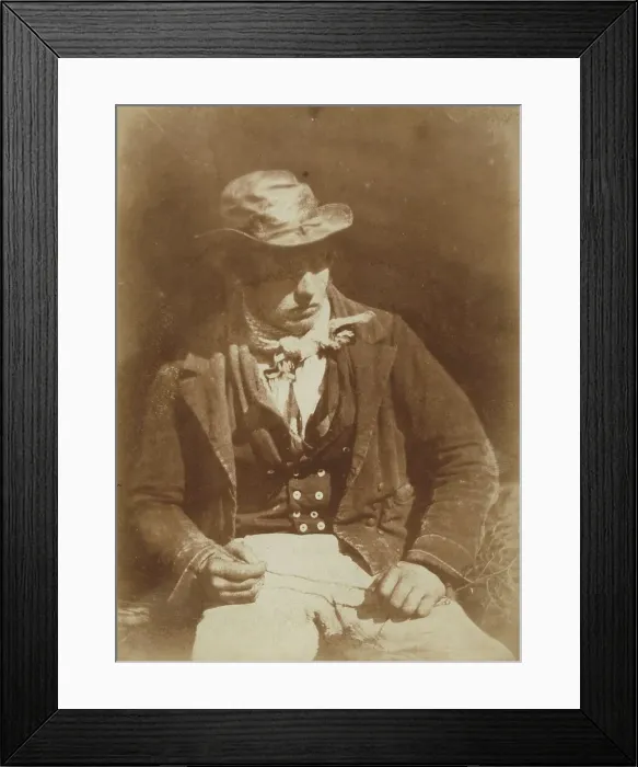 Framed Print : Willie Liston, 1843-1848. Creator: Hill & Adamson Framed Print : Willie Liston, 1843-1848. Creator: Hill & Adamson