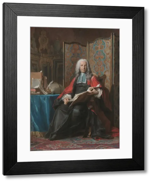 Framed Print : Portrait of Gabriel Bernard de Rieux, 1739-1741. Creator: Maurice-Quentin de La Tour Framed Print : Portrait of Gabriel Bernard de Rieux, 1739-1741. Creator: Maurice-Quentin de La Tour