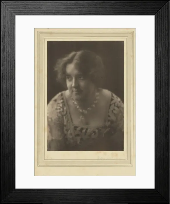 Framed Print : Dora Curtis, about 1895-1900. Creator: Frederick Henry Evans Framed Print : Dora Curtis, about 1895-1900. Creator: Frederick Henry Evans