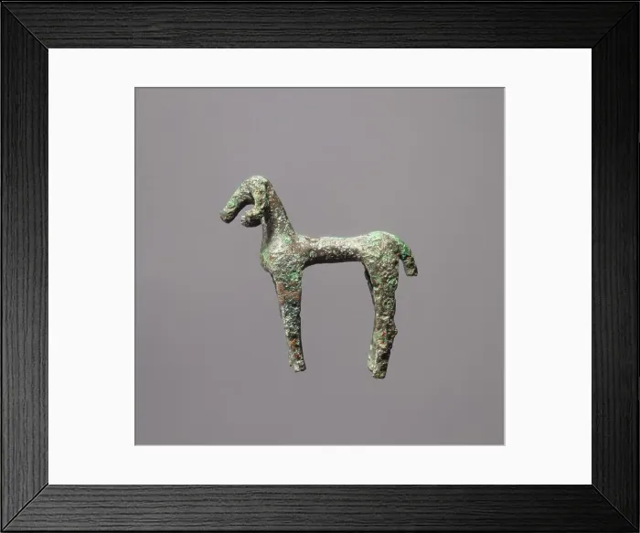 Framed Print : Statuette of a Ram, 8th-7th century BC. Creator: Unknown Framed Print : Statuette of a Ram, 8th-7th century BC. Creator: Unknown