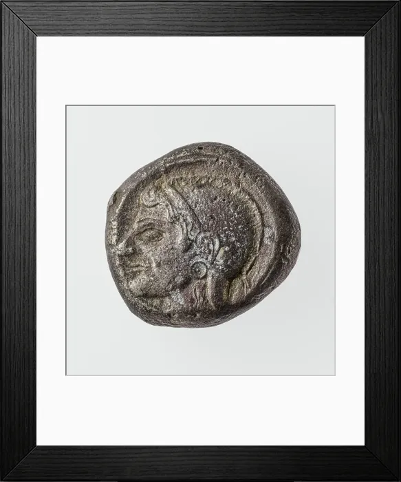 Framed Print : Tetradrachm, late 5th century BC. Creator: Unknown Framed Print : Tetradrachm, late 5th century BC. Creator: Unknown