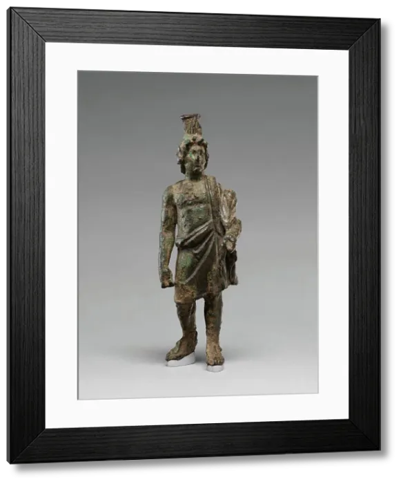 Framed Print : Statuette of Hermanubis; Statuette of a god, possibly Serapis, 2nd-3rd century A.D. Creator: Unknown Framed Print : Statuette of Hermanubis; Statuette of a god, possibly Serapis, 2nd-3rd century A.D. Creator: Unknown