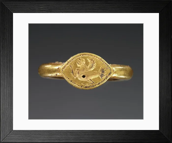 Framed Print : Hollow Ring, about 500 BC. Creator: Unknown Framed Print : Hollow Ring, about 500 BC. Creator: Unknown