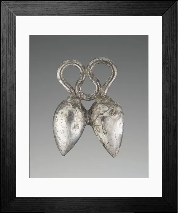 Framed Print : Necklace Clasp, 700-600 BC. Creator: Unknown Framed Print : Necklace Clasp, 700-600 BC. Creator: Unknown