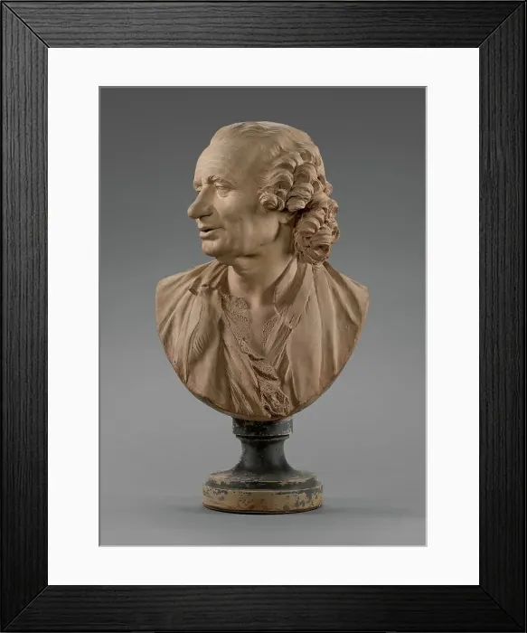 Framed Print : Bust of Alexis-Jean-Eustache Taitbout (1705-1778), 1762. Creator: Jean Jacques Caffieri Framed Print : Bust of Alexis-Jean-Eustache Taitbout (1705-1778), 1762. Creator: Jean Jacques Caffieri