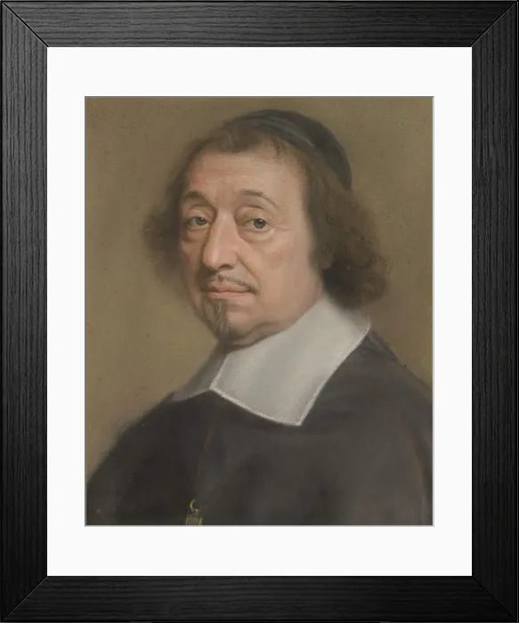 Framed Print : Portrait of Monseigneur Louis Doni d'Attichy, Bishop of Riez and later of Autun, 1663. Creator: Robert Nanteuil Framed Print : Portrait of Monseigneur Louis Doni d'Attichy, Bishop of Riez and later of Autun, 1663. Creator: Robert Nanteuil
