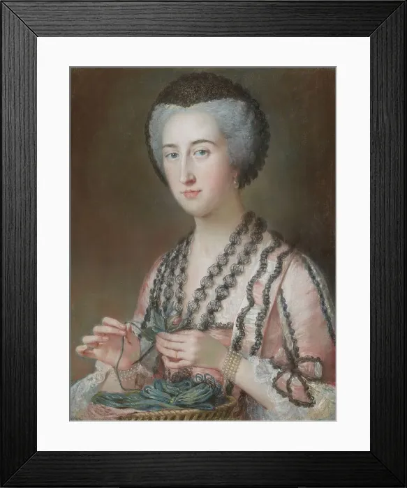Framed Print : Lady Dungarvan, Countess of Ailesbury (nee Susannah Hoare), about 1760. Creator: Mary Hoare Framed Print : Lady Dungarvan, Countess of Ailesbury (nee Susannah Hoare), about 1760. Creator: Mary Hoare