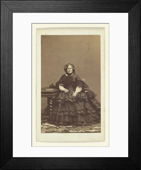 Framed Print : Portrait of a Woman, 1862-1865. Creator: Disderi & Cie Framed Print : Portrait of a Woman, 1862-1865. Creator: Disderi & Cie