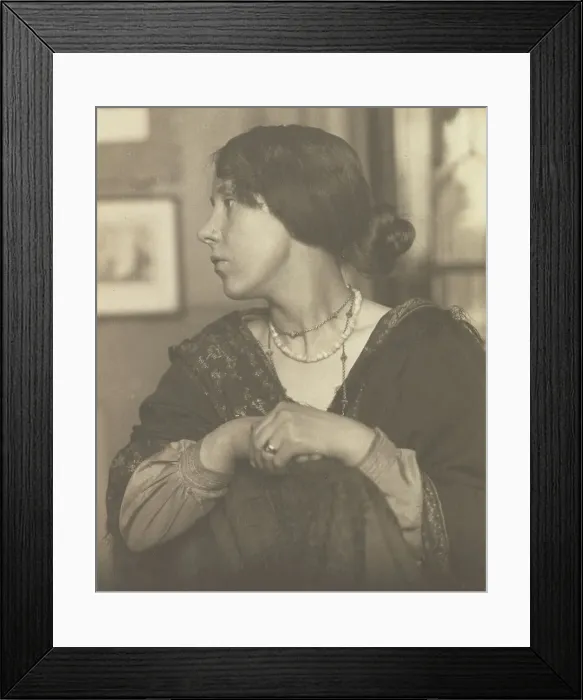 Framed Print : Portrait of Mrs. Frederick H. Evans, about 1900. Creator: Frederick Henry Evans Framed Print : Portrait of Mrs. Frederick H. Evans, about 1900. Creator: Frederick Henry Evans