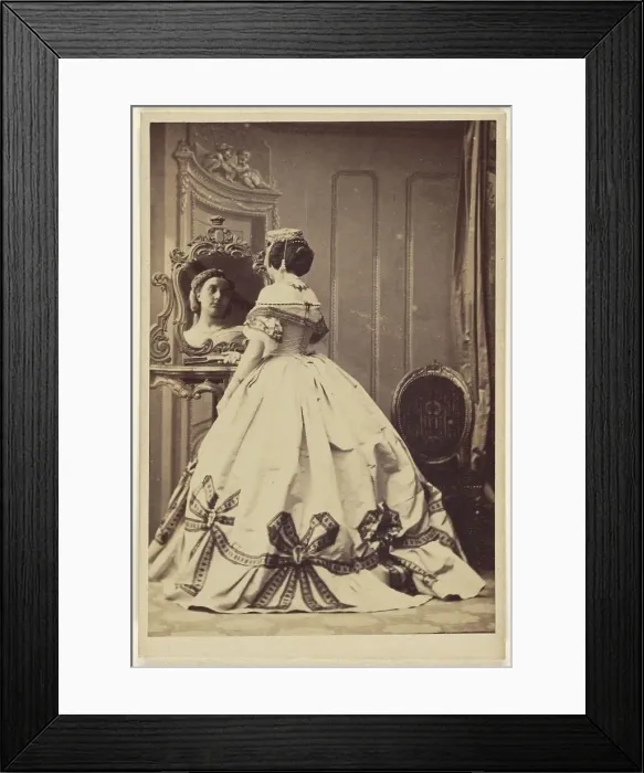 Framed Print : Madame Camille Silvy, about 1863. Creator: Camille Silvy Framed Print : Madame Camille Silvy, about 1863. Creator: Camille Silvy