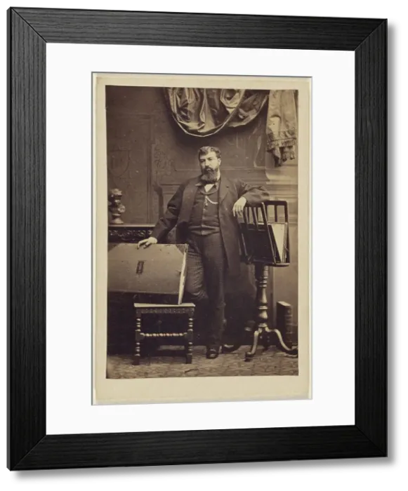 Framed Print : Self-portrait, about 1863. Creator: Camille Silvy Framed Print : Self-portrait, about 1863. Creator: Camille Silvy