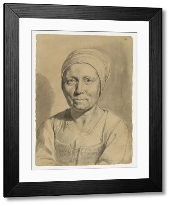 Framed Print : Portrait of Dame Etiennette, 1647. Creator: Philippe de Champaigne Framed Print : Portrait of Dame Etiennette, 1647. Creator: Philippe de Champaigne