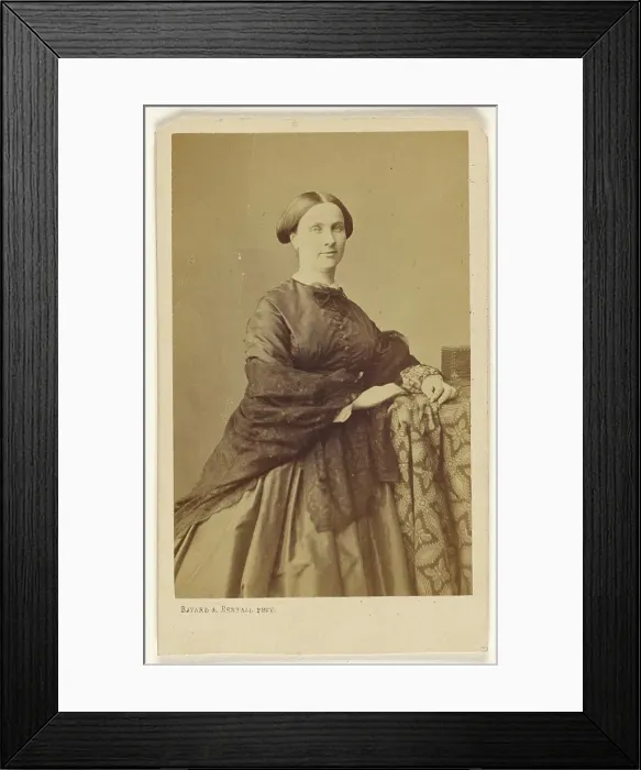 Framed Print : Mme. Luzie, 1862. Creator: Bayard & Bertall Framed Print : Mme. Luzie, 1862. Creator: Bayard & Bertall