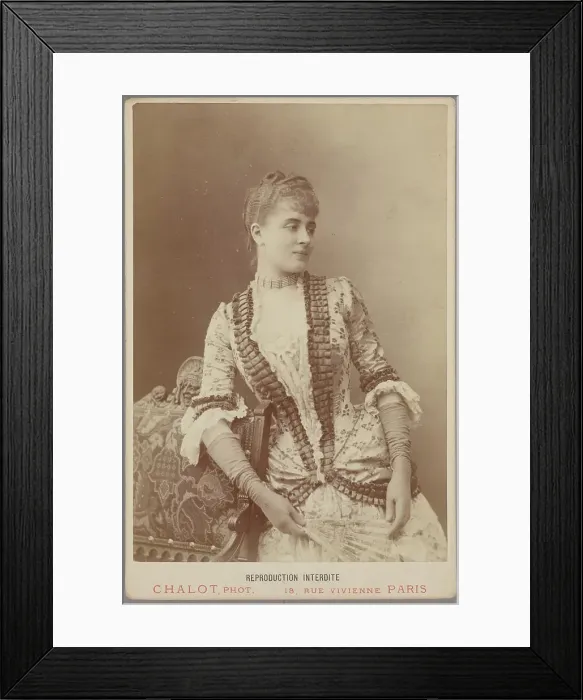 Framed Print : Jeanne Demarsy, 1880s. Creator: Isidore Alphonse Chalot Framed Print : Jeanne Demarsy, 1880s. Creator: Isidore Alphonse Chalot