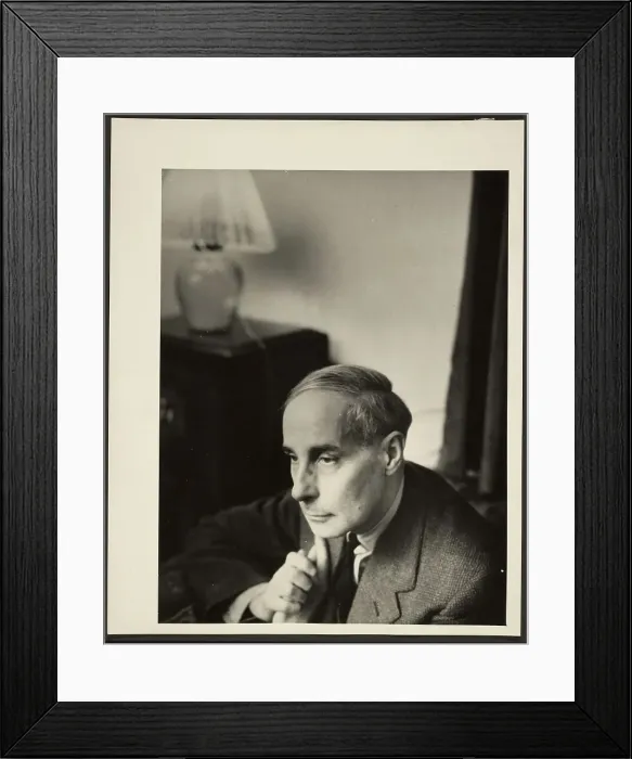 Framed Print : Self-portrait, 1937. Creator: Francis Joseph Bruguiere Framed Print : Self-portrait, 1937. Creator: Francis Joseph Bruguiere