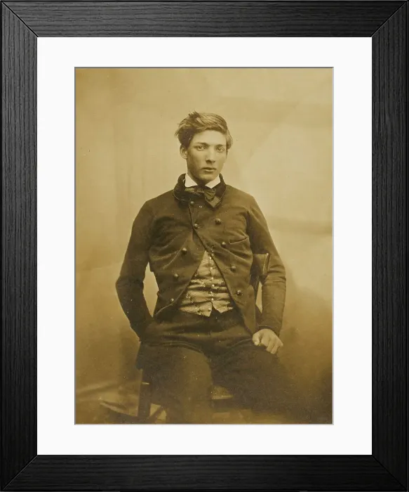 Framed Print : Portrait of Ernest Benoist, 1855-1857. Creators: Octave Benoist, Achille Deveria Framed Print : Portrait of Ernest Benoist, 1855-1857. Creators: Octave Benoist, Achille Deveria