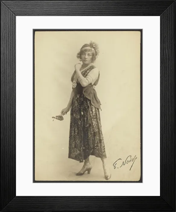 Framed Print : Mlle Polaire, about 1910. Creator: Paul Nadar Framed Print : Mlle Polaire, about 1910. Creator: Paul Nadar