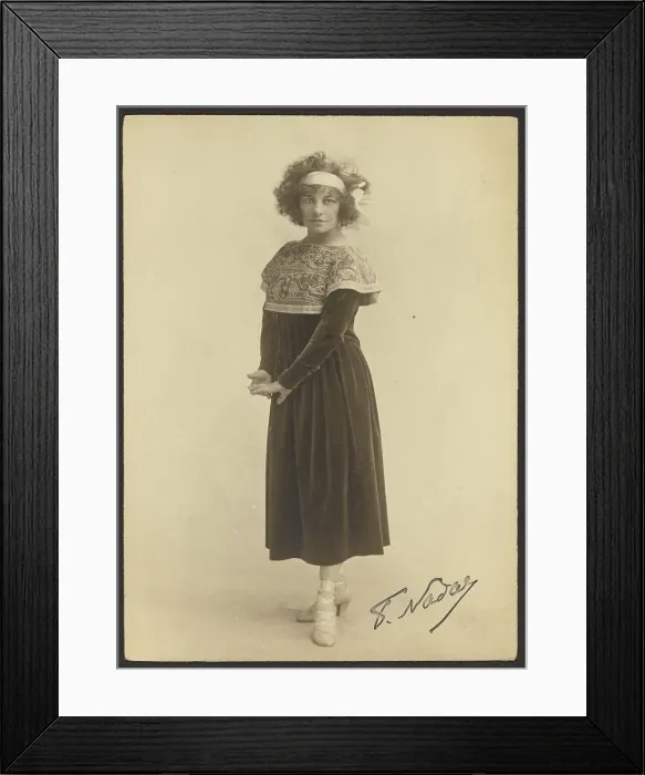 Framed Print : Mlle Polaire, about 1910. Creator: Paul Nadar Framed Print : Mlle Polaire, about 1910. Creator: Paul Nadar