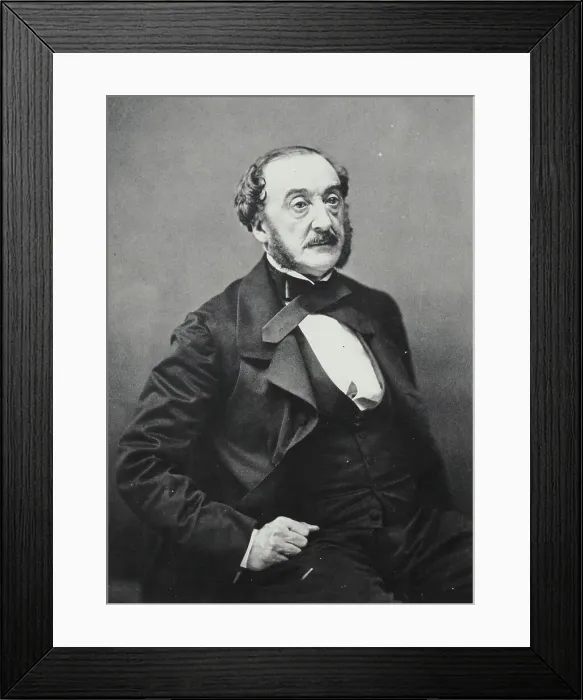 Framed Print : Portrait of a man, negative about 1860-1870; print mid-20th century. Creator: Nadar Framed Print : Portrait of a man, negative about 1860-1870; print mid-20th century. Creator: Nadar