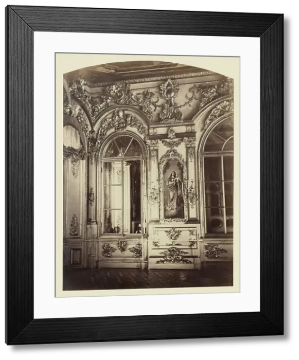 Framed Print : Palais de Tsarskoe-Selo, Tribune Imperiale de la Chapelle, 1859. Creator: Pierre-Ambrose Richebourg Framed Print : Palais de Tsarskoe-Selo, Tribune Imperiale de la Chapelle, 1859. Creator: Pierre-Ambrose Richebourg