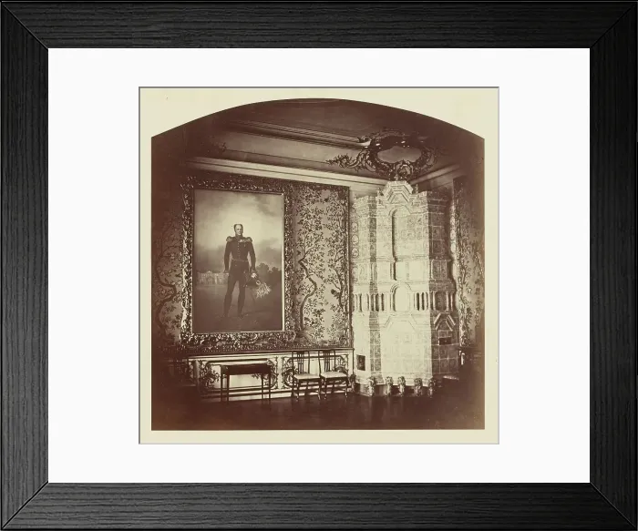 Framed Print : Palais de Tsarskoe-Selo, Salon de l'Appartement d'Alexandre 1er, 1859. Creator: Pierre-Ambrose Richebourg Framed Print : Palais de Tsarskoe-Selo, Salon de l'Appartement d'Alexandre 1er, 1859. Creator: Pierre-Ambrose Richebourg