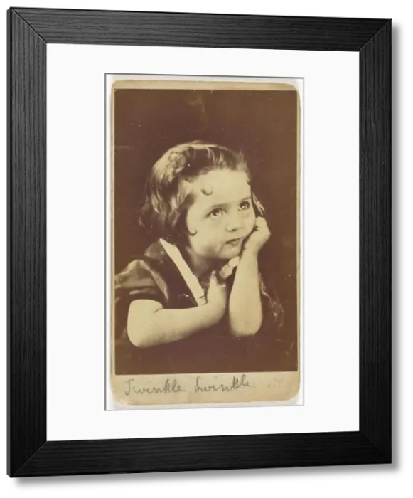 Framed Print : Twinkle, Twinkle, about 1862. Creator: Oscar Gustav Rejlander Framed Print : Twinkle, Twinkle, about 1862. Creator: Oscar Gustav Rejlander