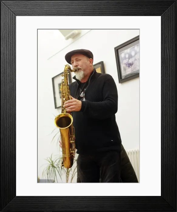 Framed Print : Renato D'Aiello, Renato D'Aiello Trio, Clocktower Cafe Jazz Club, Croydon, London, 2024. Creator: Brian O'Connor Framed Print : Renato D'Aiello, Renato D'Aiello Trio, Clocktower Cafe Jazz Club, Croydon, London, 2024. Creator: Brian O'Connor