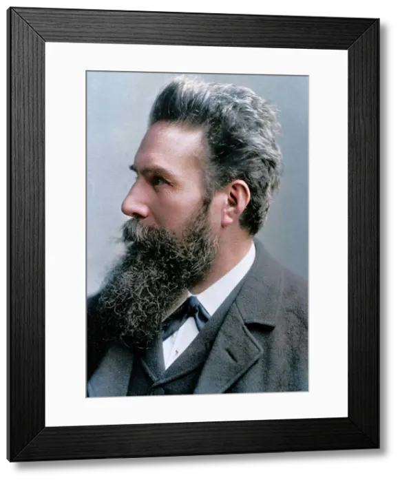Framed Print : Wilhelm Konrad von Roentgen, German physicist, 1901 Creator: Unknown Framed Print : Wilhelm Konrad von Roentgen, German physicist, 1901 Creator: Unknown