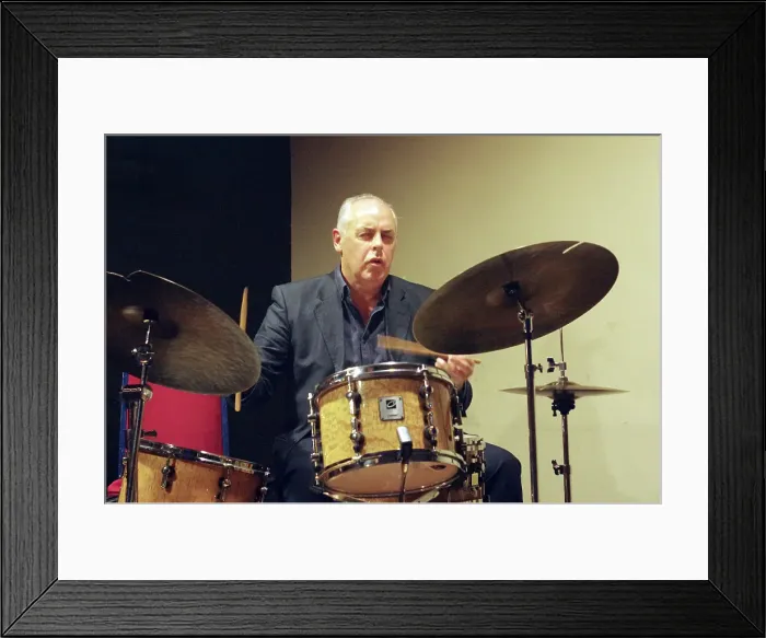 Framed Print : Stephen Keogh, Rick Margitza Quartet, Jazz Hastings, The Stade, Hastings, East Sussex, 2024. Creator: Brian O'Connor Framed Print : Stephen Keogh, Rick Margitza Quartet, Jazz Hastings, The Stade, Hastings, East Sussex, 2024. Creator: Brian O'Connor