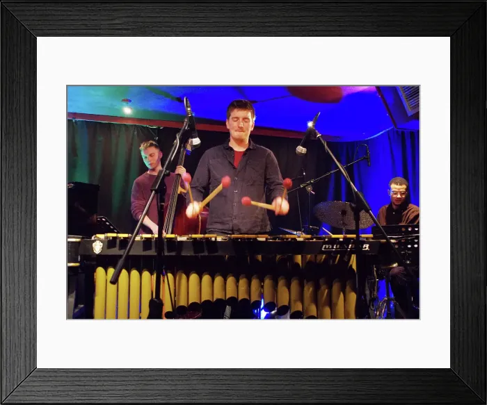 Framed Print : Jonny Mansfield, Jonny Mansfield Quartet, Verdict Jazz Club, Brighton, East Sussex, 2024. Creator: Brian O'Connor Framed Print : Jonny Mansfield, Jonny Mansfield Quartet, Verdict Jazz Club, Brighton, East Sussex, 2024. Creator: Brian O'Connor