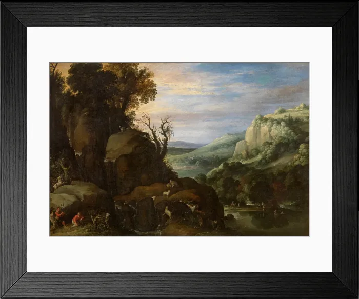 Framed Print : Landscape, c1580-1620. Creator: Paul Brill Framed Print : Landscape, c1580-1620. Creator: Paul Brill