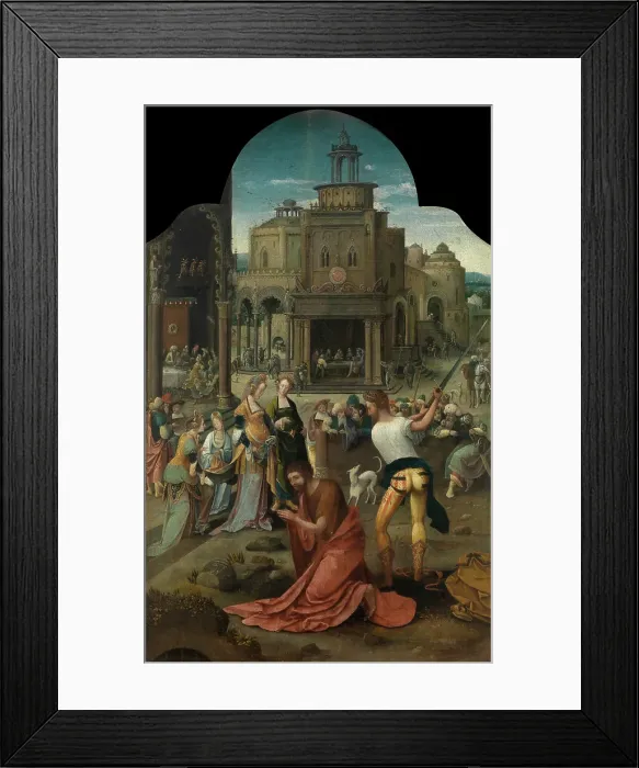 Framed Print : Beheading of John the Baptist, 1510-1530. Creator: Master of 1510-1530 Framed Print : Beheading of John the Baptist, 1510-1530. Creator: Master of 1510-1530